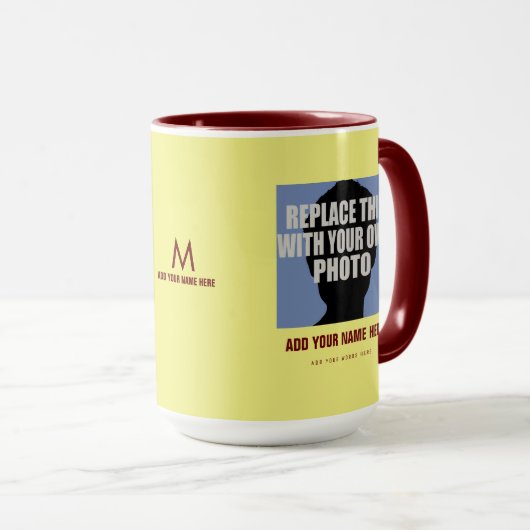 Upload je eigen afbeelding, creëer Photo Mok (Voorkant rechts)