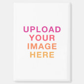 Upload je eigen Afbeelding op ware grootte Magneet (Voorkant)