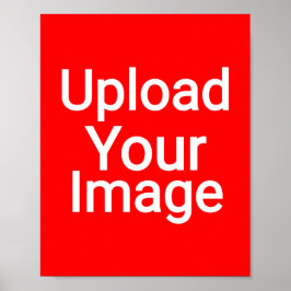 Upload je eigen afbeelding poster