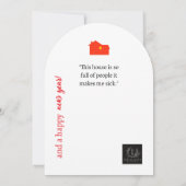 Upload Je Eigen, Doe-het-zelf Op Maat Gemaakte Ker Kaart (Achterkant)