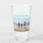 Upload Je Eigen Foto Bril Cadeau Voeg Tekst Naam T Glas (Voorkant)