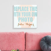 Upload je eigen foto canvas afdruk (Insitu (Woonkamer))