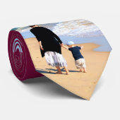 Upload Je Eigen Foto Kraag Stropdas Gepersonalisee (Opgerold)