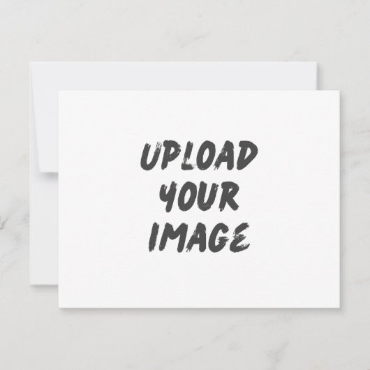 Upload je eigen Huwelijks RSVP Kaart (Voorkant)