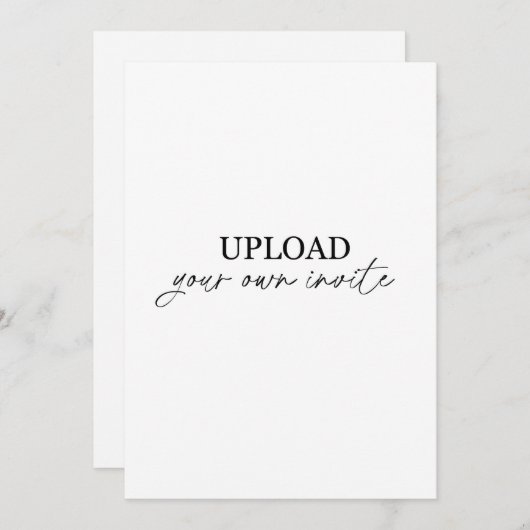 Upload je eigen kaart (Voorkant / Achterkant)