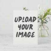 Upload je eigen kaart (Staand voorkant)