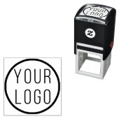 Upload je eigen Logo | Aangepaste zakelijke merkna Zelfinktende Stempel (In situ)