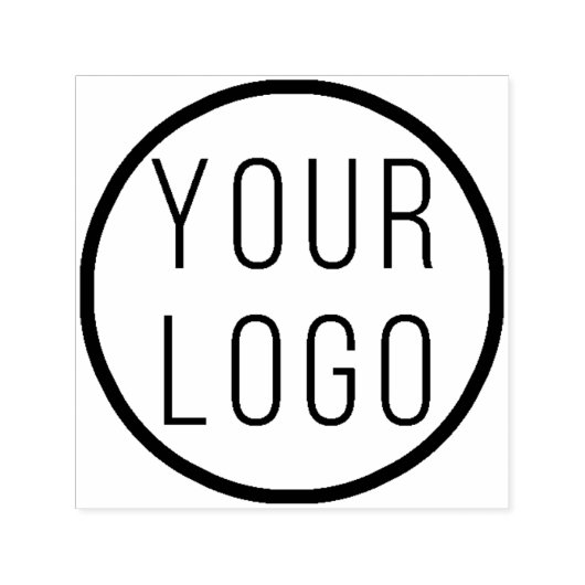 Upload je eigen Logo | Aangepaste zakelijke merkna Zelfinktende Stempel (Design)
