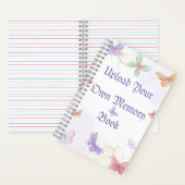 Upload je eigen Memory Spiral 5.5" x 8.5" Notitieboek (Binnen)