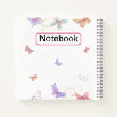 Upload je eigen Memory Spiral Notebook 8.5" x 8.5" Notitieboek (Achterkant)
