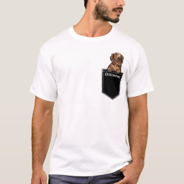 Upload je eigen netnaam aangepaste gouden repeater t-shirt