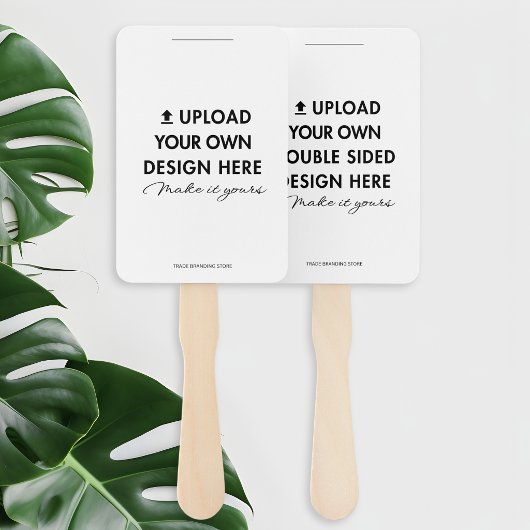 Upload je eigen ontwerp Aangepast trouwprogramma Handwaaier