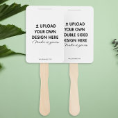 Upload je eigen ontwerp Aangepast trouwprogramma Handwaaier