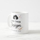Upload je eigen ontwerp Aangepaste branding Koffiemok (Voorkant links)
