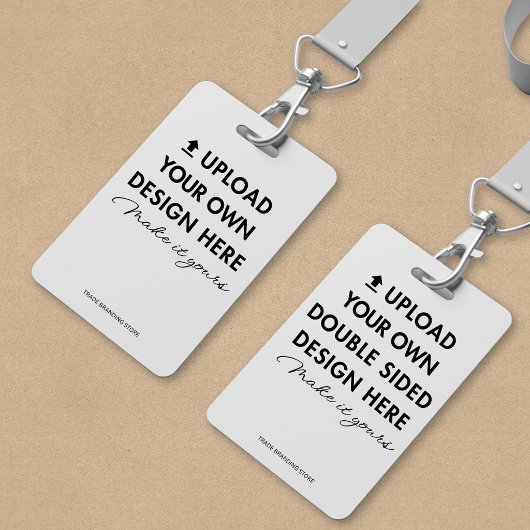Upload je eigen ontwerp Aangepaste ID Werknemer Ka Badge