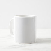 Upload je eigen ontwerp aangepaste witte koffiemok (Voorkant links)