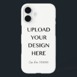 Upload Je Eigen Ontwerp  iPhone 16 Hoesje<br><div class="desc">Kun je niet vinden wat je leuk vindt of precies past bij je behoefte? Upload je eigen teksten of afbeeldingen om precies te maken wat je zoekt!</div>
