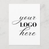 Upload je eigen ontwerp foto logo briefkaart (Voorkant)