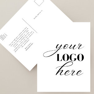 Upload je eigen ontwerp foto logo briefkaart
