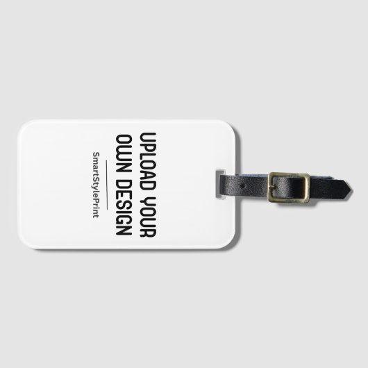 Upload Je Eigen Ontwerp | Gepersonaliseerde Bagage Bagagelabel (Voorkant (horizontaal))