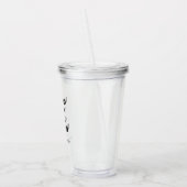 Upload Je Eigen Ontwerp Hier | Aangepaste Sjabloon Acryl Drinkbeker (Links)
