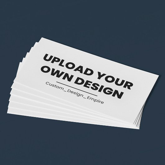 Upload Je Eigen Ontwerp Hier | Aangepaste Sjabloon Afsprakenkaartje