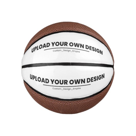 Upload Je Eigen Ontwerp Hier | Aangepaste Sjabloon Basketbal (Voorkant)