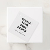 Upload Je Eigen Ontwerp Hier | Aangepaste Sjabloon Bedankjes Labels (In situ)