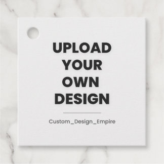 Upload Je Eigen Ontwerp Hier | Aangepaste Sjabloon Bedankjes Labels