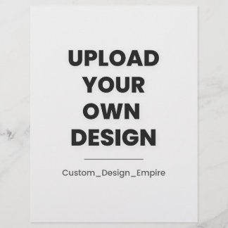 Upload Je Eigen Ontwerp Hier | Aangepaste Sjabloon Briefhoofd