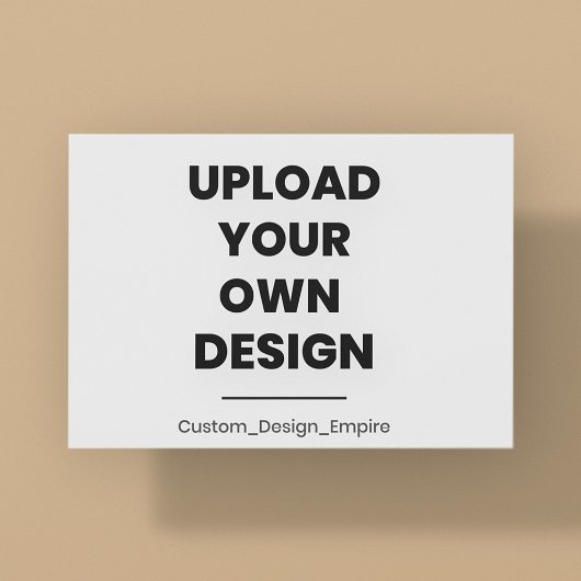 Upload Je Eigen Ontwerp Hier | Aangepaste Sjabloon Briefkaart