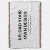 Upload Je Eigen Ontwerp Hier | Aangepaste Sjabloon Deken (Voorkant Verticaal)