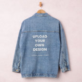 Upload Je Eigen Ontwerp Hier | Aangepaste Sjabloon Denim Jacket (Hangar)