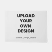 Upload Je Eigen Ontwerp Hier | Aangepaste Sjabloon Deurmat (Voorkant)