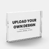 Upload Je Eigen Ontwerp Hier | Aangepaste Sjabloon Fotoblokken (Links)