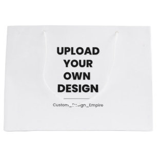 Upload Je Eigen Ontwerp Hier   Aangepaste Sjabloon Groot Cadeauzakje