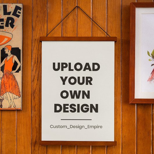 Upload Je Eigen Ontwerp Hier | Aangepaste Sjabloon Hangend Wandkleed