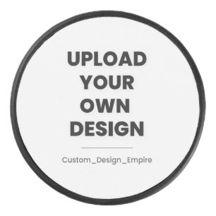 Upload Je Eigen Ontwerp Hier Aangepaste Sjabloon Hockey Puck