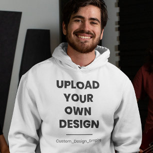 Upload Je Eigen Ontwerp Hier Aangepaste Sjabloon Hoodie