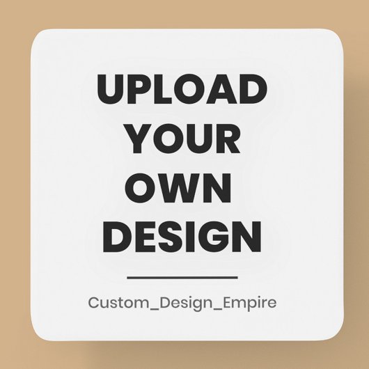 Upload Je Eigen Ontwerp Hier | Aangepaste Sjabloon Kartonnen Onderzetters