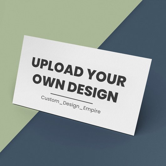 Upload Je Eigen Ontwerp Hier | Aangepaste Sjabloon Kortingskaartje
