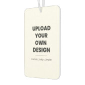 Upload Je Eigen Ontwerp Hier | Aangepaste Sjabloon Luchtverfrisser (Links)