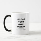 Upload Je Eigen Ontwerp Hier | Aangepaste Sjabloon Magische Mok (Links)