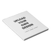 Upload Je Eigen Ontwerp Hier | Aangepaste Sjabloon Notitieblok (Schuin)