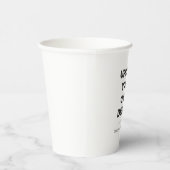 Upload Je Eigen Ontwerp Hier | Aangepaste Sjabloon Papieren Bekers (Rechts)