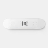 Upload Je Eigen Ontwerp Hier | Aangepaste Sjabloon Persoonlijk Skateboard (Horizontaal)