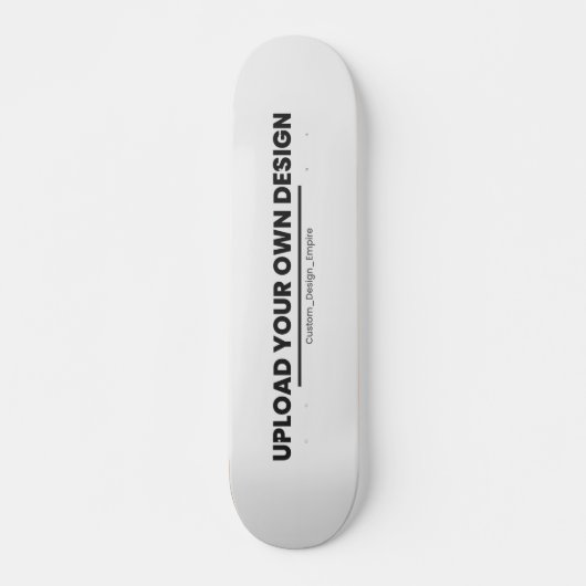 Upload Je Eigen Ontwerp Hier | Aangepaste Sjabloon Persoonlijk Skateboard (Voorkant)