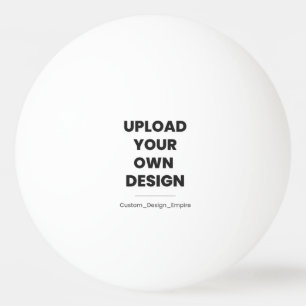 Upload Je Eigen Ontwerp Hier Aangepaste Sjabloon Pingpongbal
