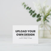 Upload Je Eigen Ontwerp Hier | Aangepaste Sjabloon Plaatskaartje (Staand voorkant)