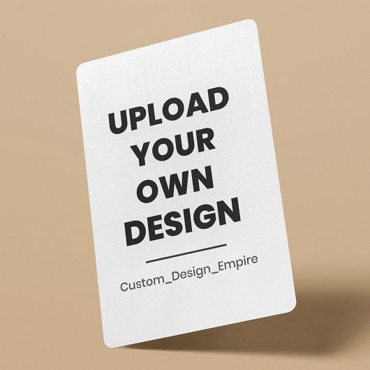 Upload Je Eigen Ontwerp Hier | Aangepaste Sjabloon Pokerkaarten